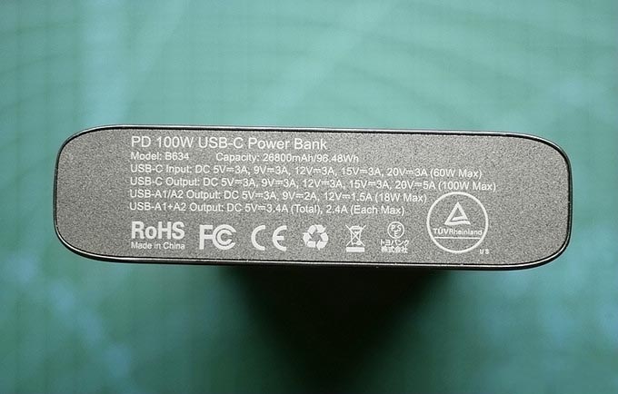 迪奥科100WPD充电宝怎么样 迪奥科26800mAh 100WPD充电宝介绍