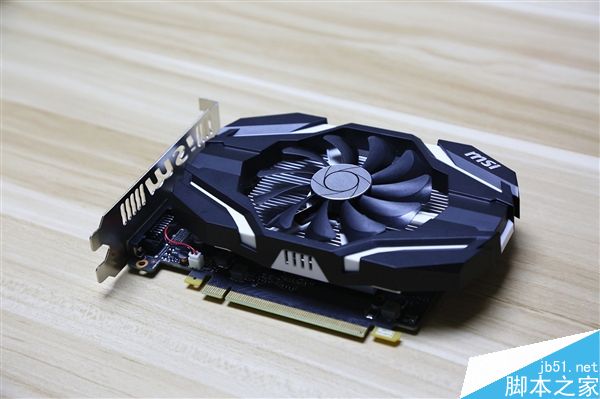 微星GTX 1050 Ti 4G OC超频版图赏:采用单风扇散热器