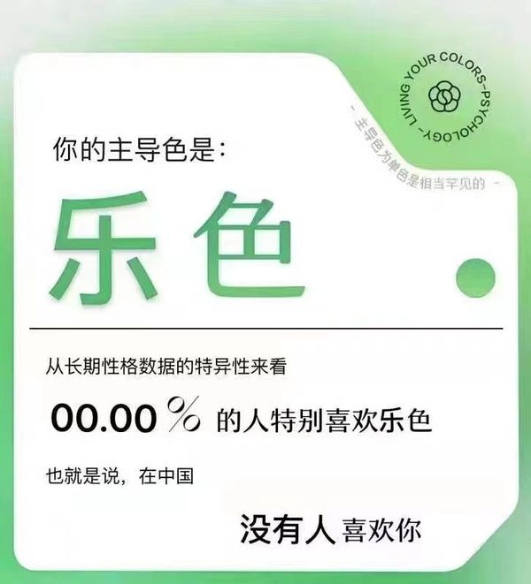 网易云音乐性格主导色各种颜色含义是什么 性格主导色答案大全
