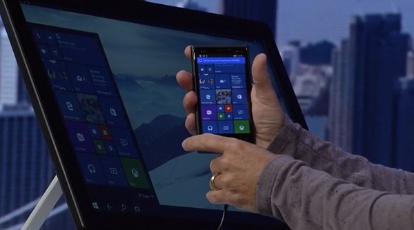 [视频]build 2015大会 Win10可让智能机变身为一台迷你PC