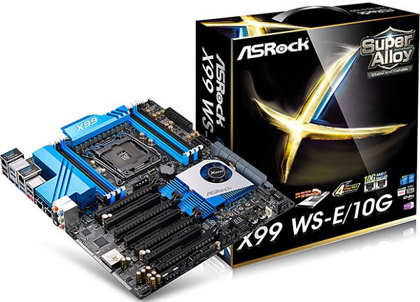 [视频]华擎新款X99 WS-E/10G主板今日亮相：板载22Gbps网卡