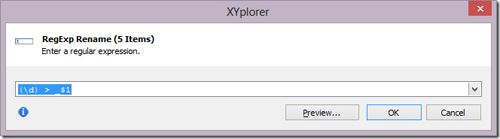 XYplorer 实用技巧：批量重命名使用方法