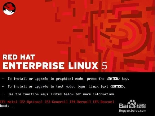 红帽RedHat Linux5系统安装指南
