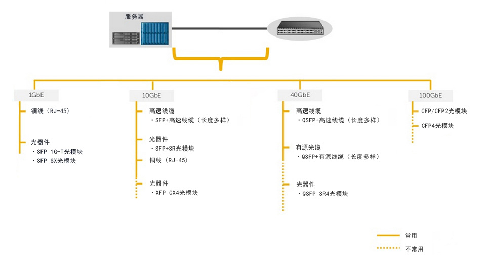 存储区域网络的光模块和光纤跳线选择解决方案