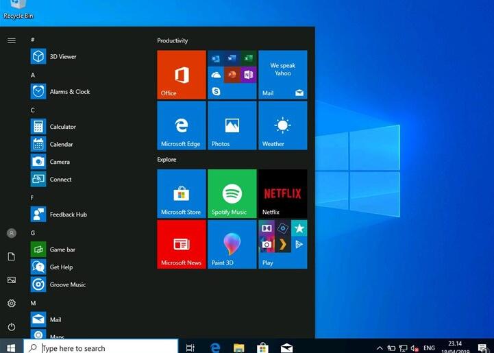 Win10专业版1903开始菜单新变：不再&ldquo;预装&rdquo;任何游戏
