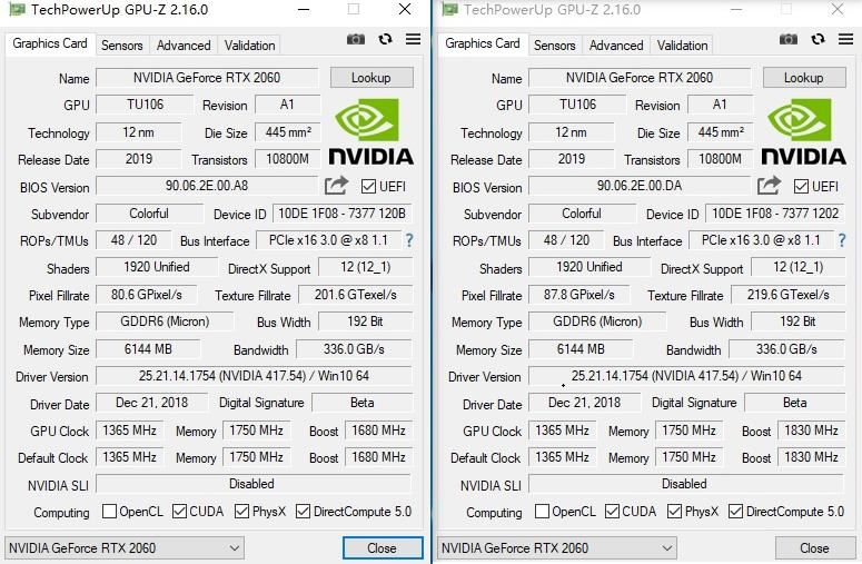 iGame RTX 2060 Vulcan X OC显卡评测