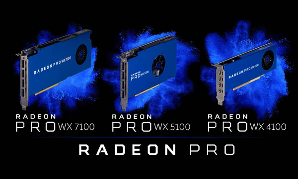 AMD Radeon Pro WX专业显卡正式发布:采用14nm北极星架构