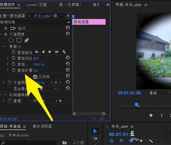 premiere视频怎么制作眨眼效果?