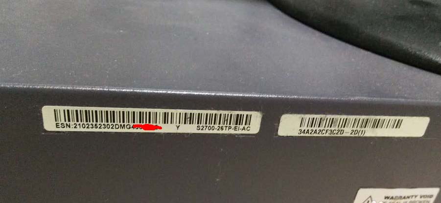 华为交换机怎么查询真伪保及修期?