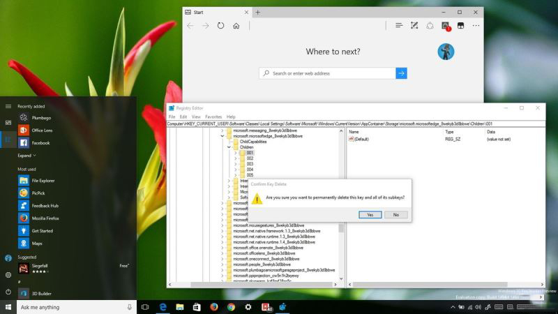 Win10预览版14942 Edge浏览器崩溃修复方法