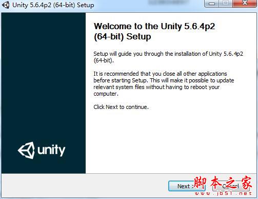 Unity5.x 64位完整版详细安装图文教程