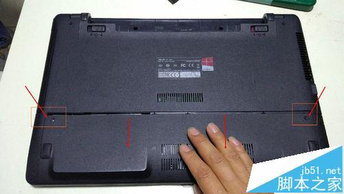 华硕X352W笔记本怎么拆机清理风扇?