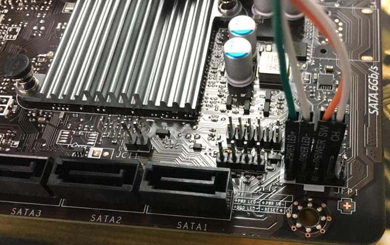 微星H110M PRO VD主板机箱开关跳线接法