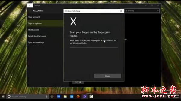 指纹识别解锁OUT了!Windows 10生物识别来了