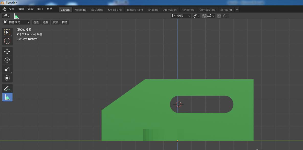 blender怎么测量角度尺寸? blender测量角度的技巧