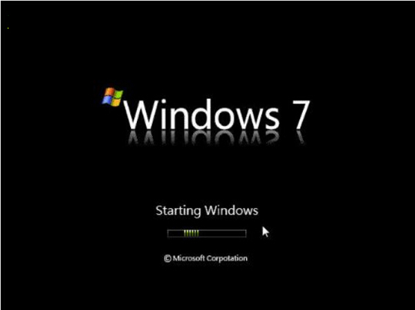 Win7系统重装后卡在正在启动Windows开机界面怎么办