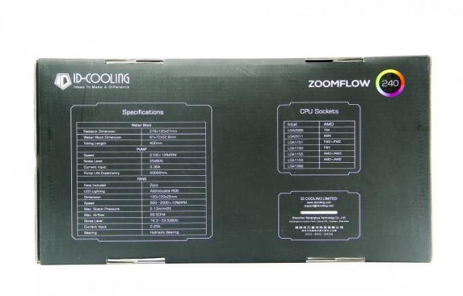 ID-COOLING ZOOMFLOW 240水冷散热器评测揭晓