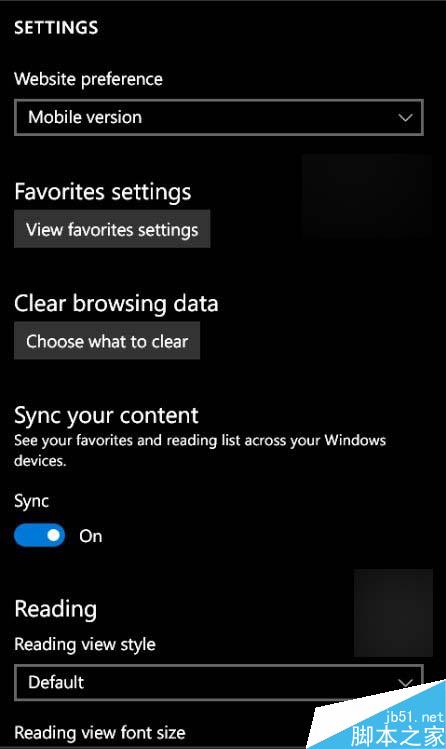 Win10 Mobile预览版10563上手图集：Edge书签同步等多处改进