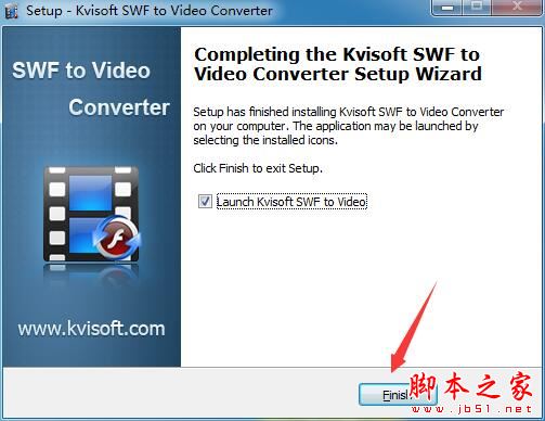SWF视频转换工具Kvisoft SWF to Video Converter安装及激活图文教程(附注册机)