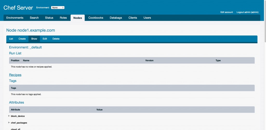 CentOS 6.3下安装部署CHEF环境教程
