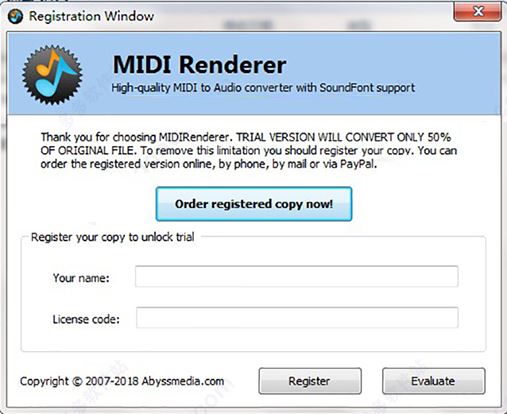 MIDIRenderer安装破解详细图文教程