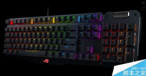 华硕ROG发布世界首款变形机械键盘ROG Claymore Core:外观骚包
