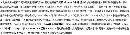 linux怎么用at命令编写简单的计划任务?
