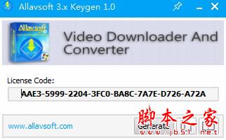 Allavsoft怎么激活 Allavsoft(专业视频下载转换工具)激活图文