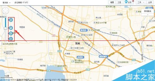 电脑怎么使用高德地图查当地的街景？