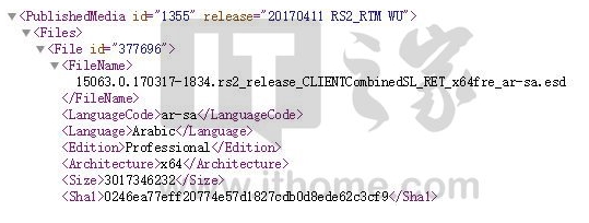 Win10创意者更新15063正式版RTM日期及ESD镜像下载地址曝光