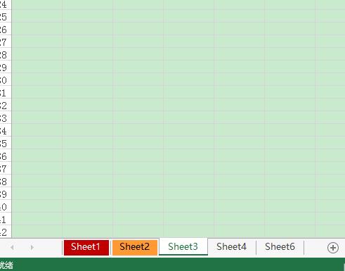 Excel2016工作表标签怎么设置颜色?