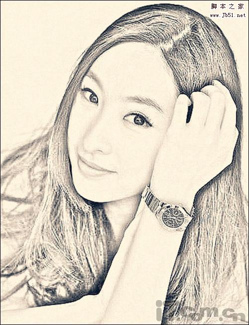 美图秀秀教你巧制素描肖像