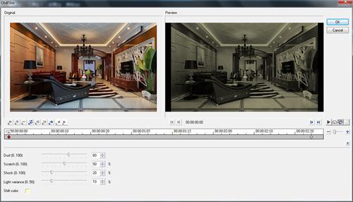 会声会影x7老电影滤镜怎么用 老电影效果用法