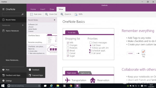 Win10 Build 9926预览版全新OneNote怎么样？