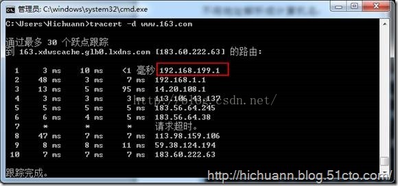 网络管理常用命令之五 Tracert 命令详解（图文）