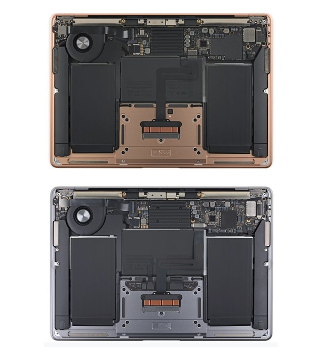 苹果MacBook Air 2020内部做工如何 iFixit拆解MacBook Air 2020内部构造详细图
