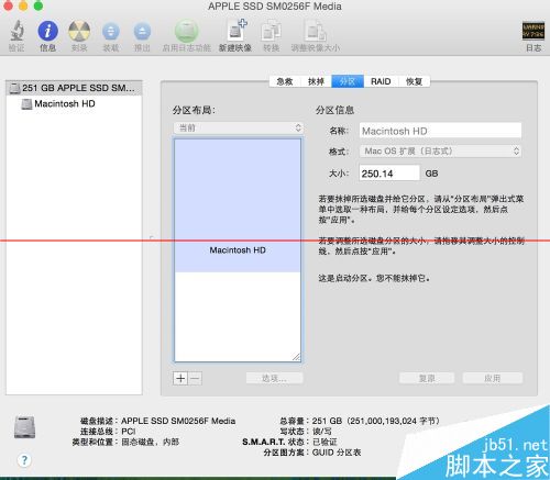 Mac分区失败 未能修改分区图,因为文件系统验证失败该怎么解决？