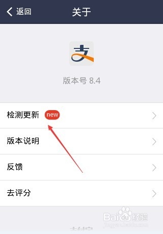 支付宝怎么查看版本？支付宝钱包检查更新并升级的方法