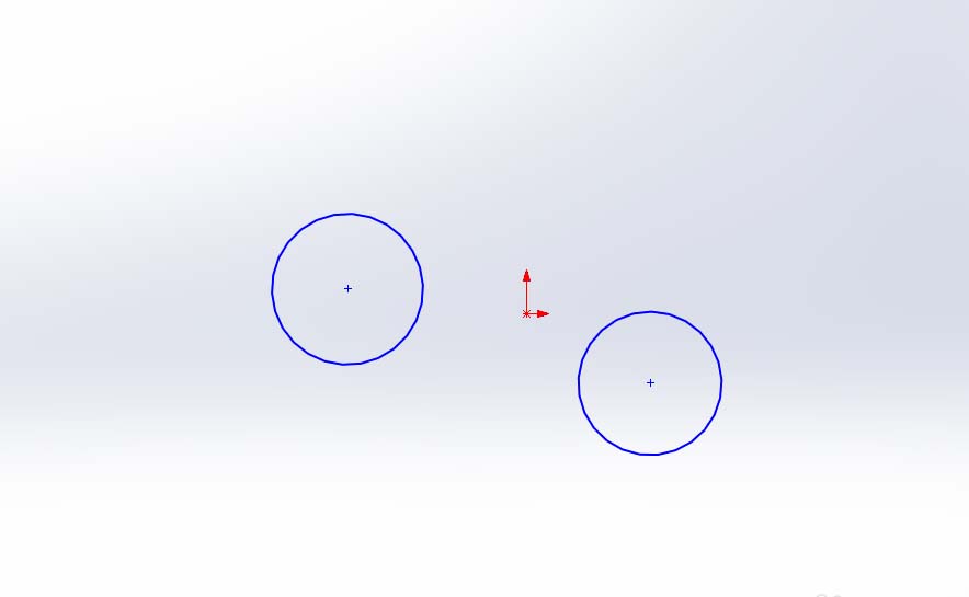 Solidworks两个圆的公切线怎么画?