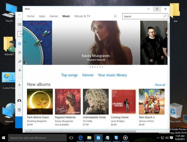Windows 10 Build 10154最新版系统截图首曝光