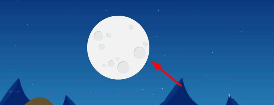 Animate怎么创建对象? An创建月亮对象的技巧