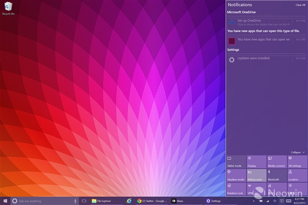 靓！Windows 10 Build 10061系统截图海量图赏