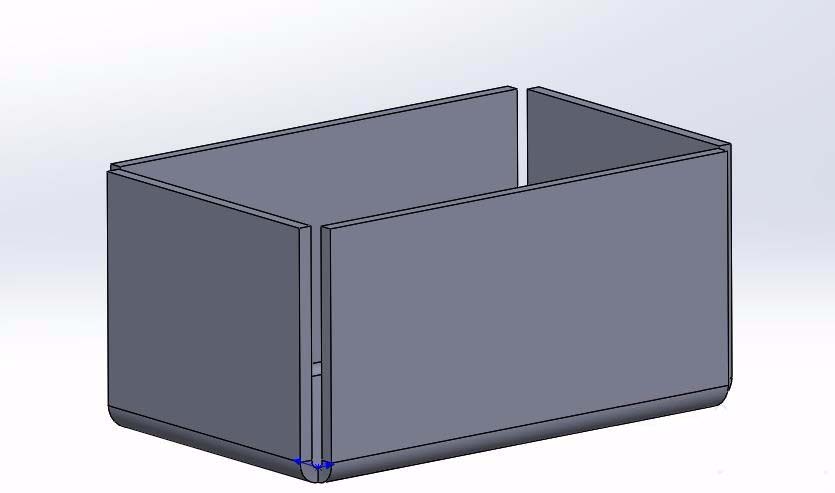 solidworks钣金边角怎么焊缝? sw工程图焊缝的教程