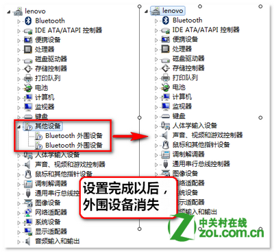 Windows8系统蓝牙外围设备驱动程序无法加载显示叹号的解决方法