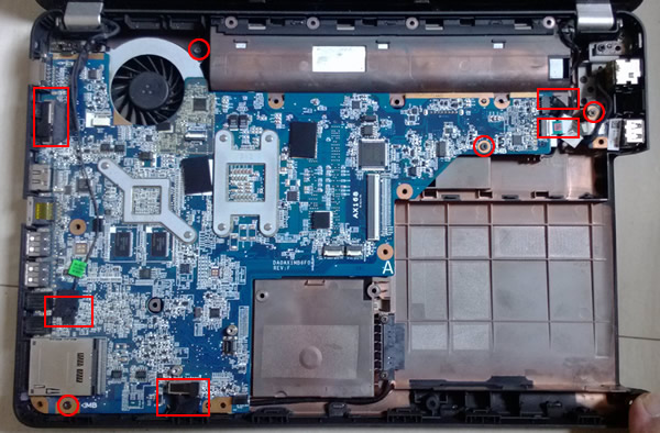 惠普笔记本HP CQ42-151TX拆机除尘图文教程