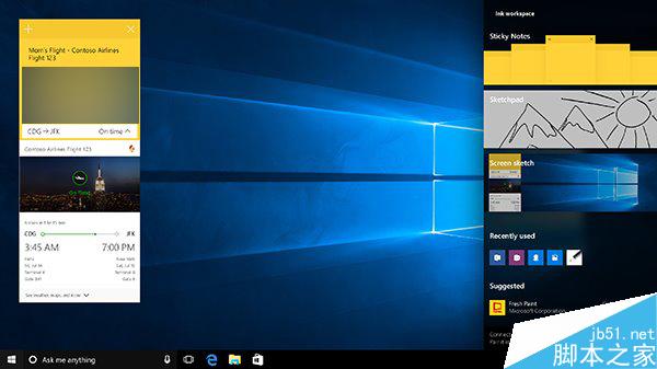 Win10一周年更新:桌面小工具附体Windows Ink