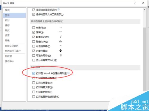 Word2013如何打印文档中的自选图形呢?