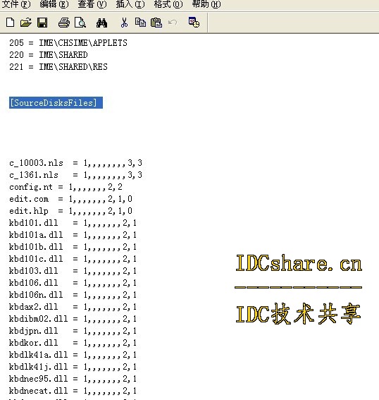 制作win2003自动安装盘-集成补丁/Raid及硬件驱动二(编辑txtsetup.sif文件)