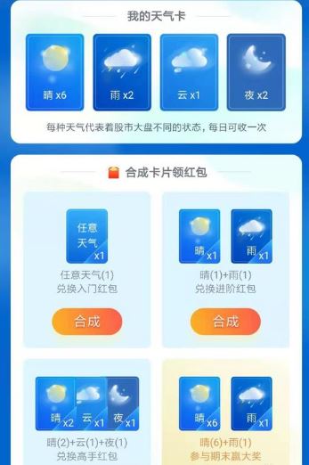 支付宝大盘晴雨表怎么玩 支付宝大盘晴雨表玩法介绍