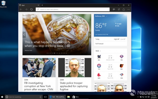 Windows 10 Build 10154上手操作截图欣赏